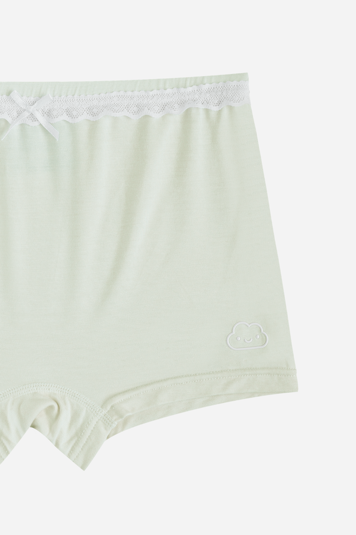Ruffle Shorties in Sage & Lilac