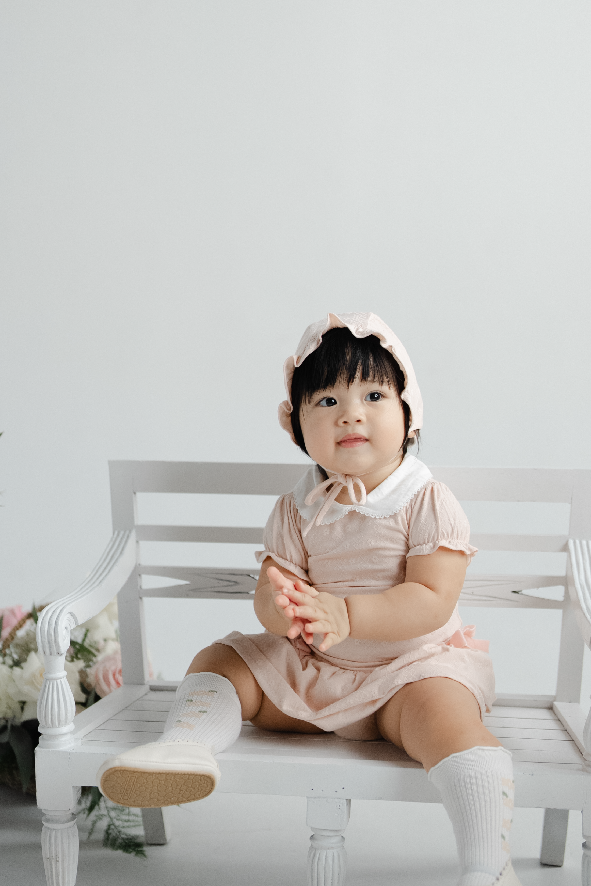 KindKnit Ivy Dress in Blush