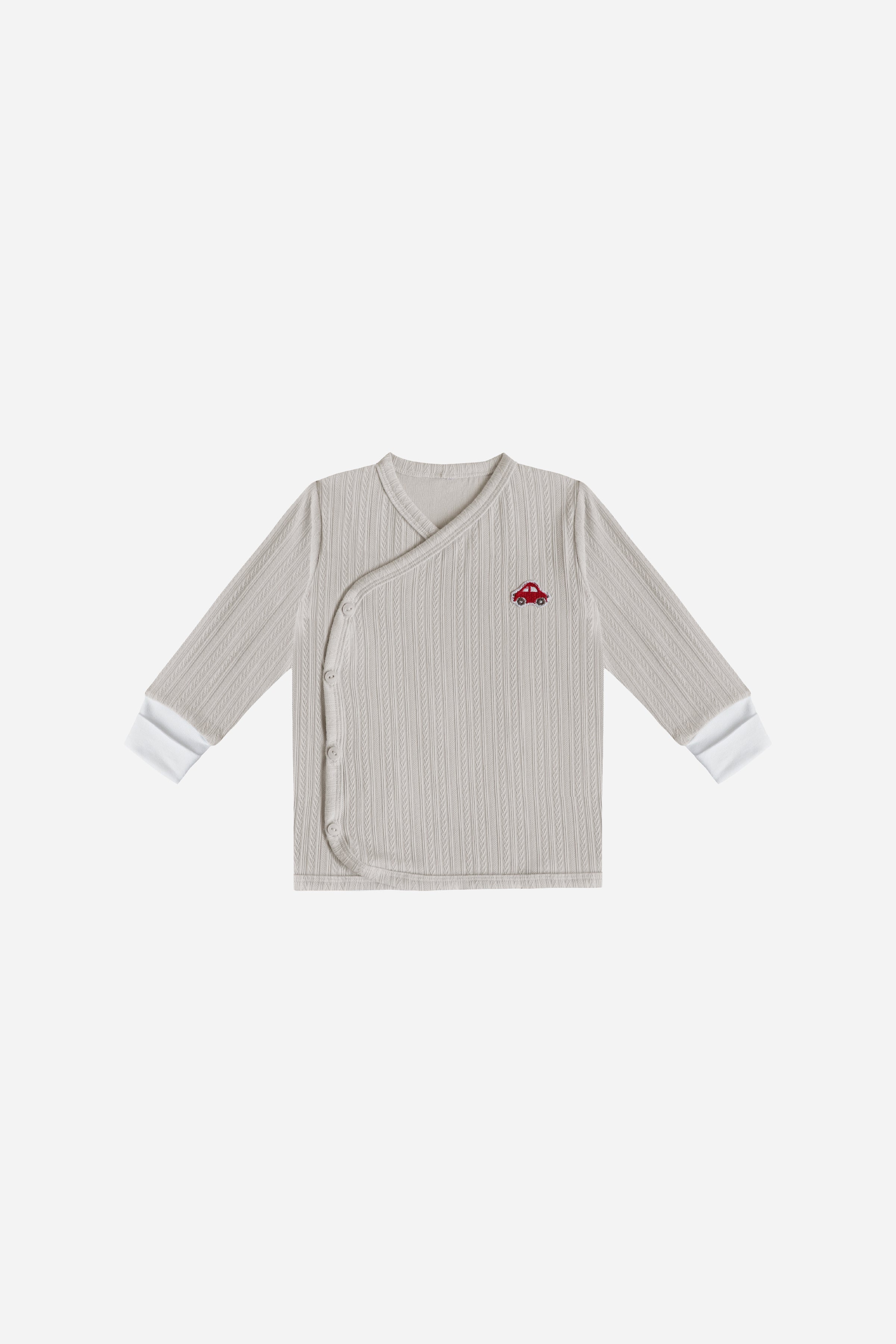 KindKnit Kimono Pyjamas in Taupe