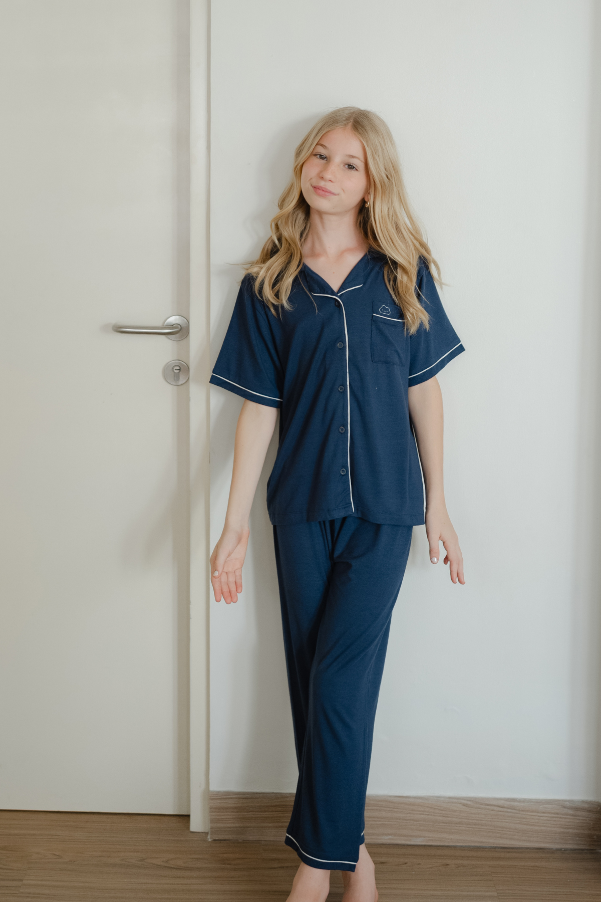 TENCEL Kids Pyjamas in Navy