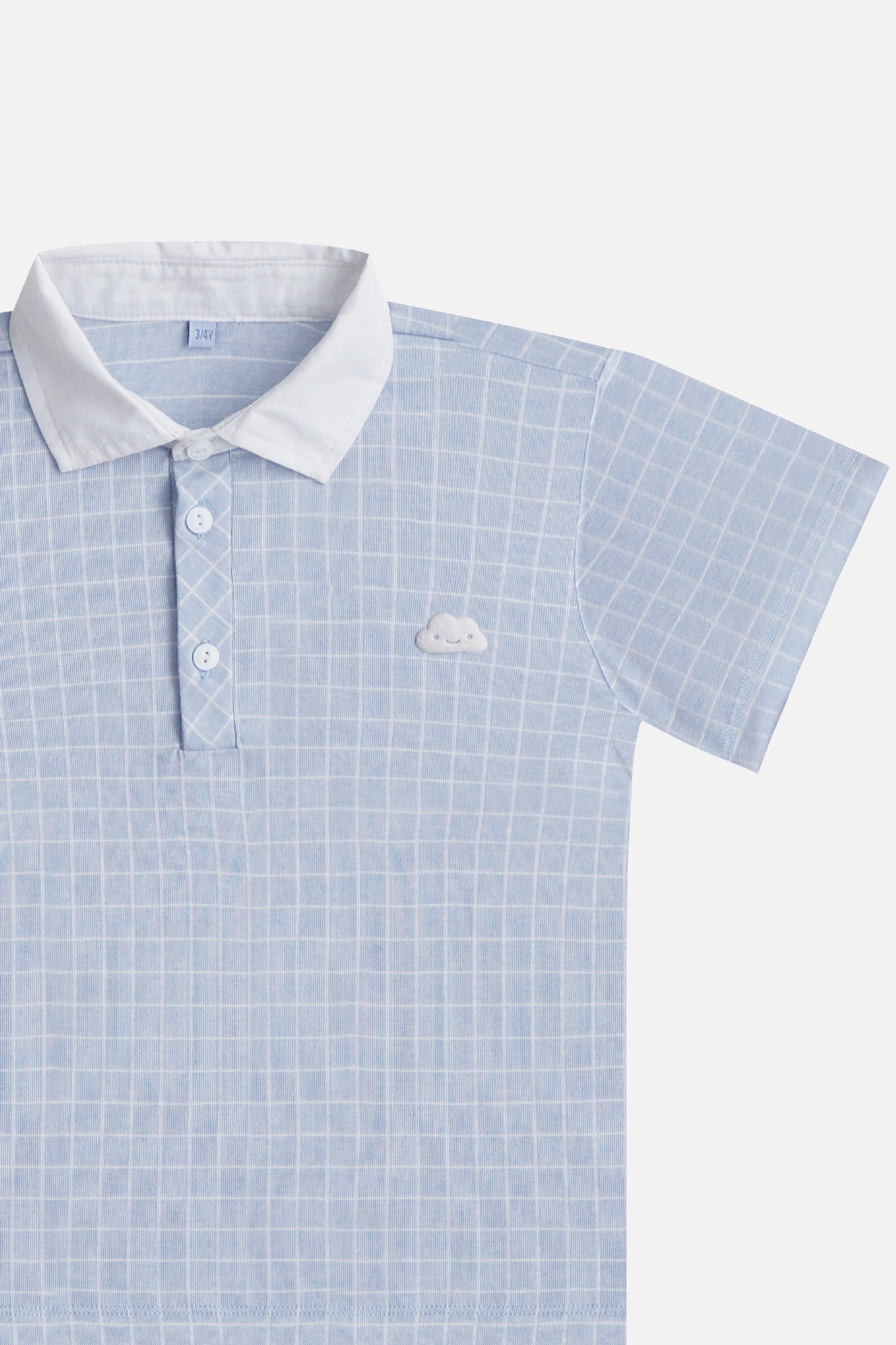 Charlie Polo & Shorts Set in Blue