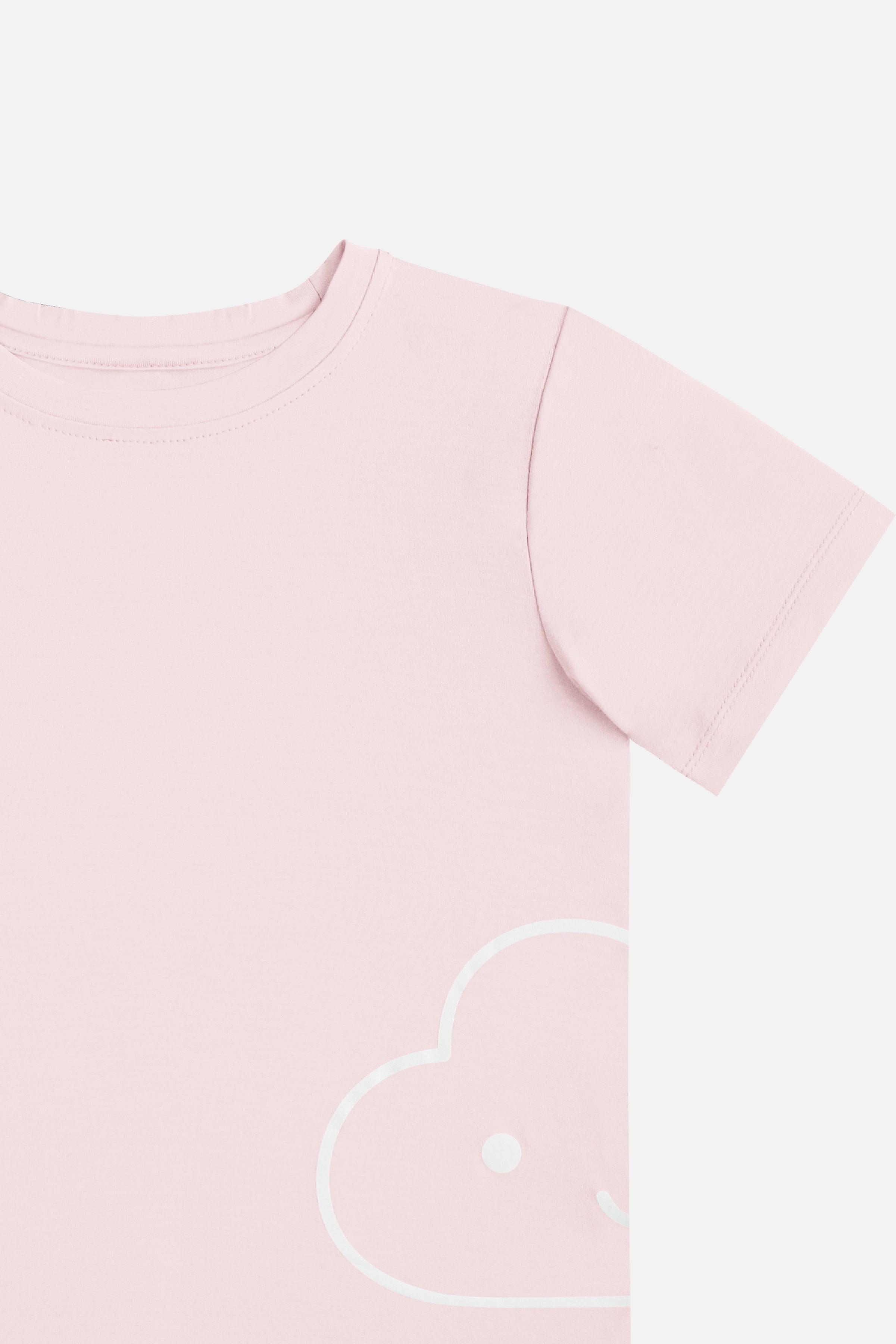 2 pcs Short Sleeves Top in Pink