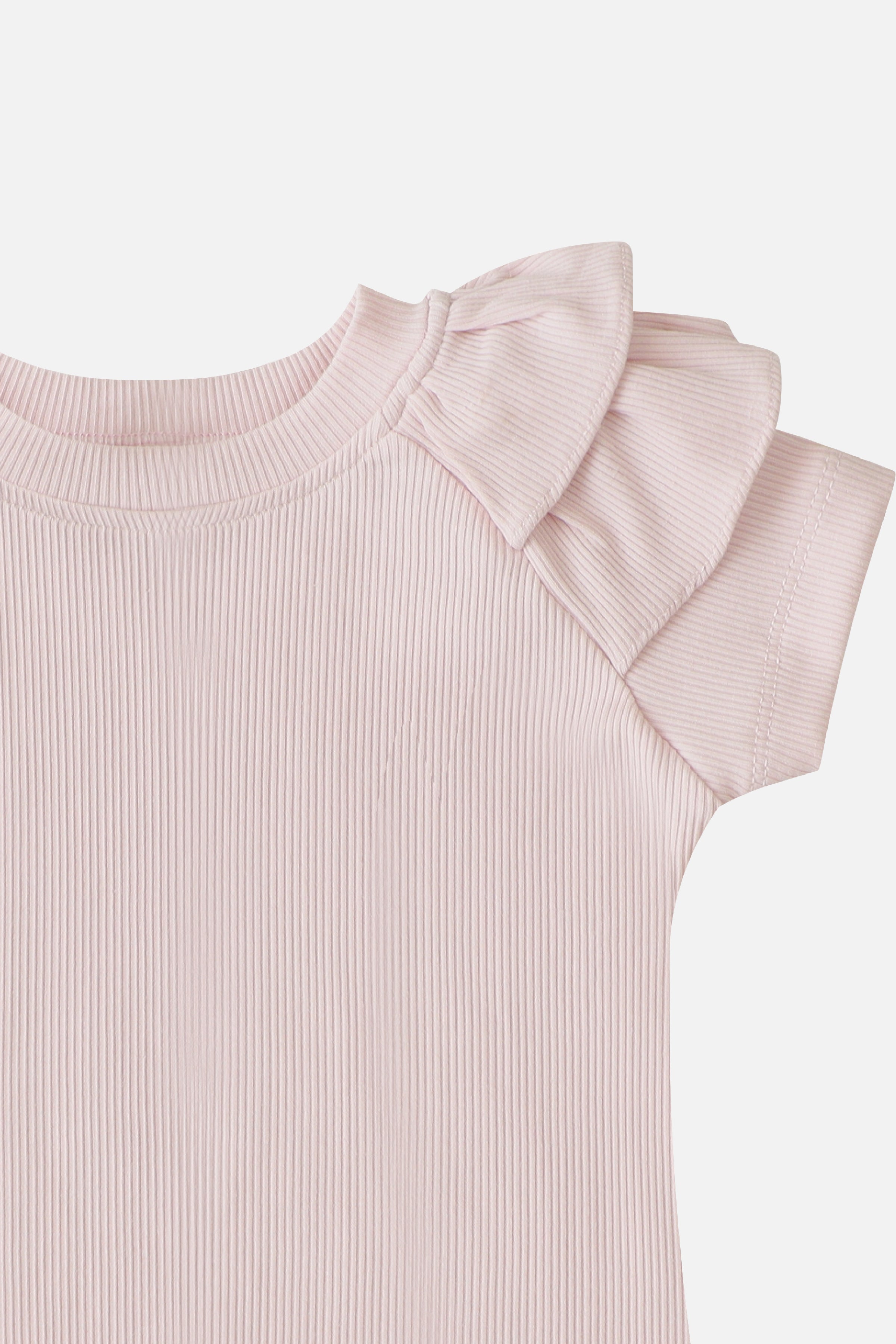 Faye Soft Rib Set in Pink