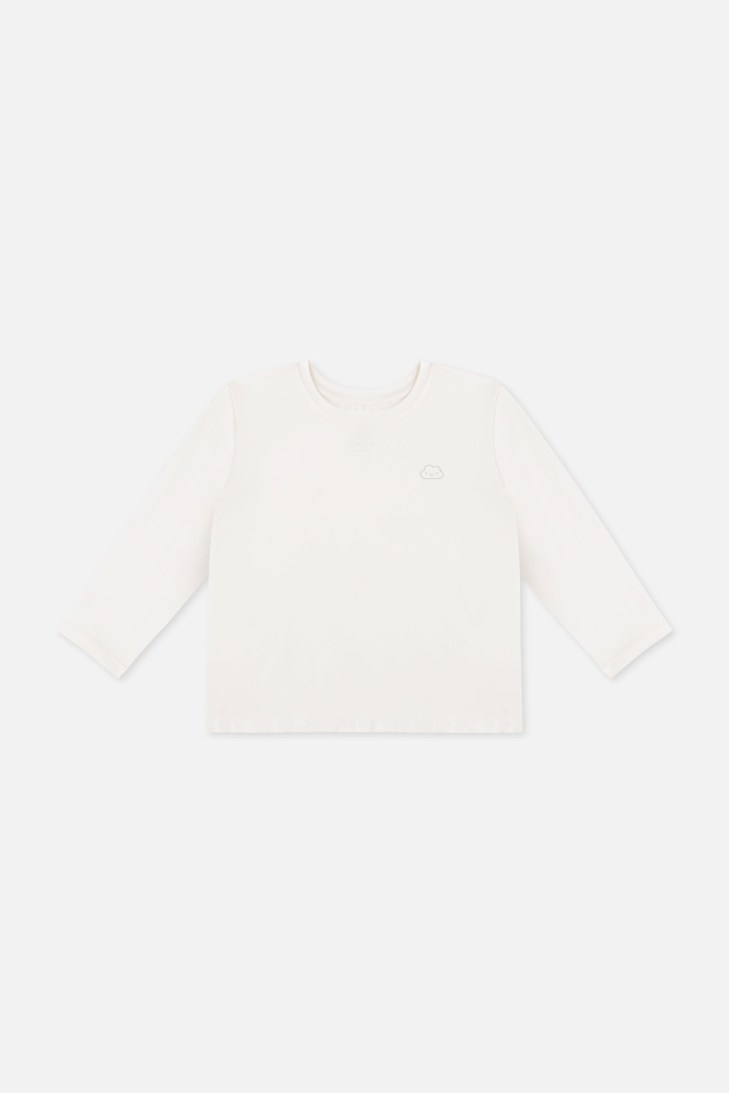 Long Sleeve Tee in White