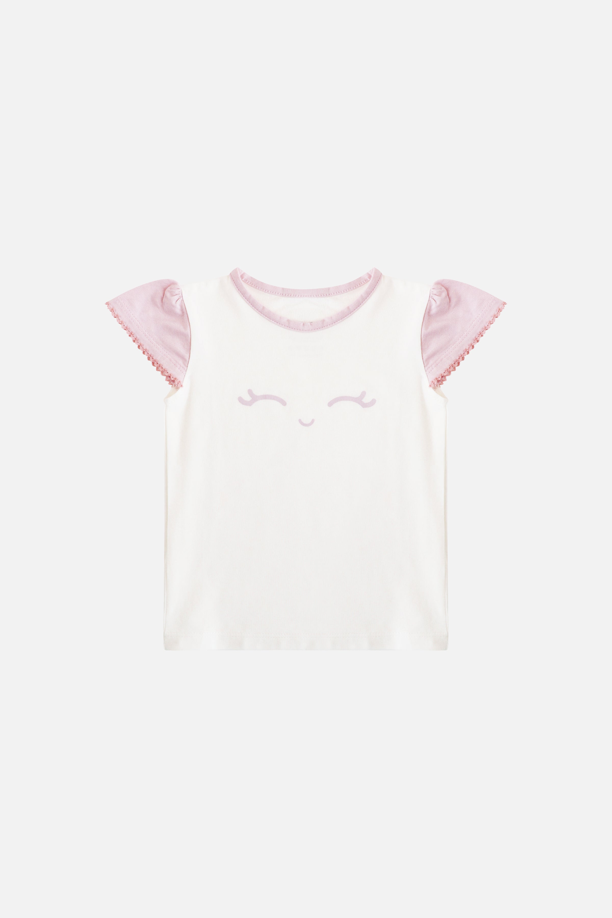 Smiley Luna with Ruffle Bloomer in Pink