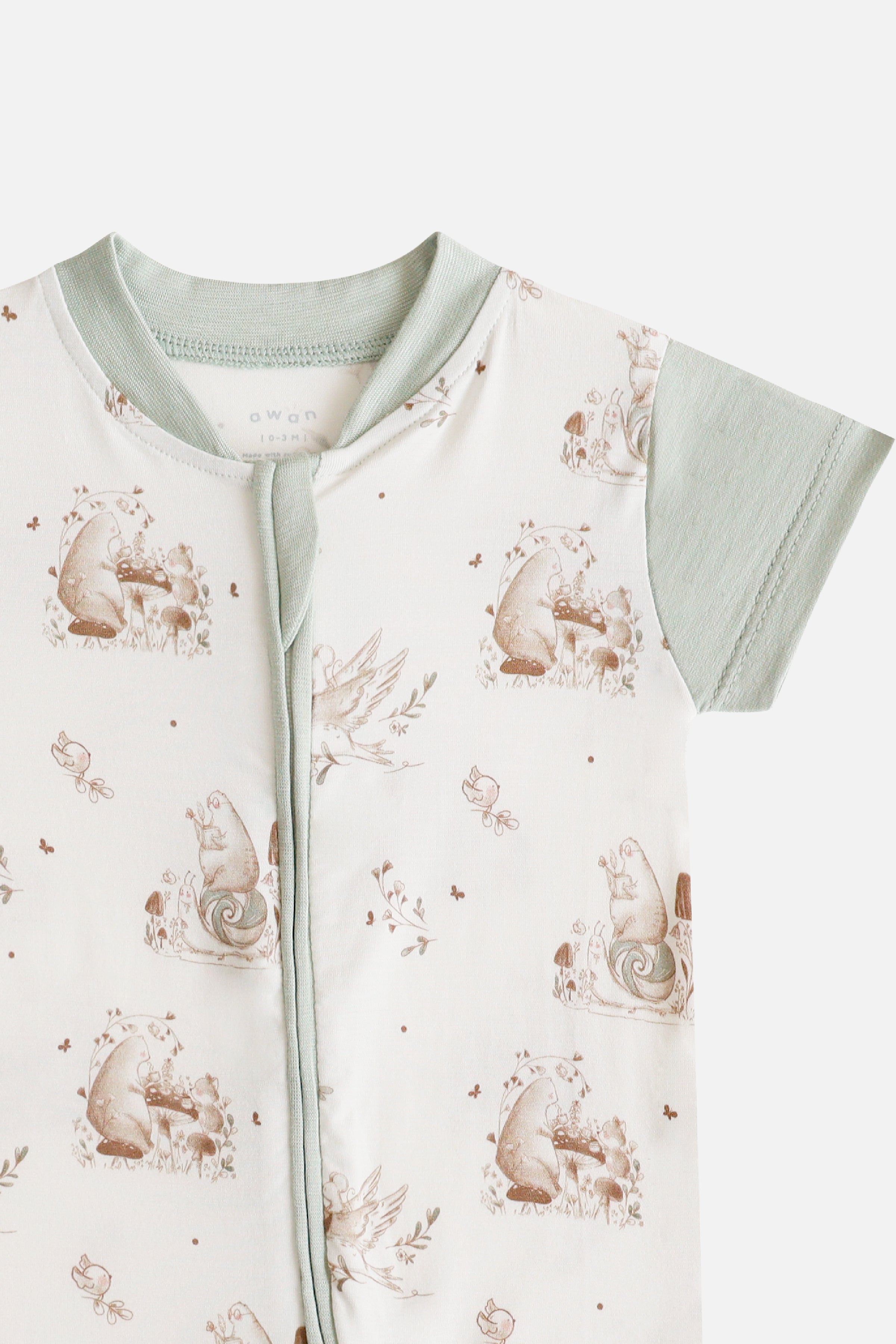 Whimsical Garden Zipsuit