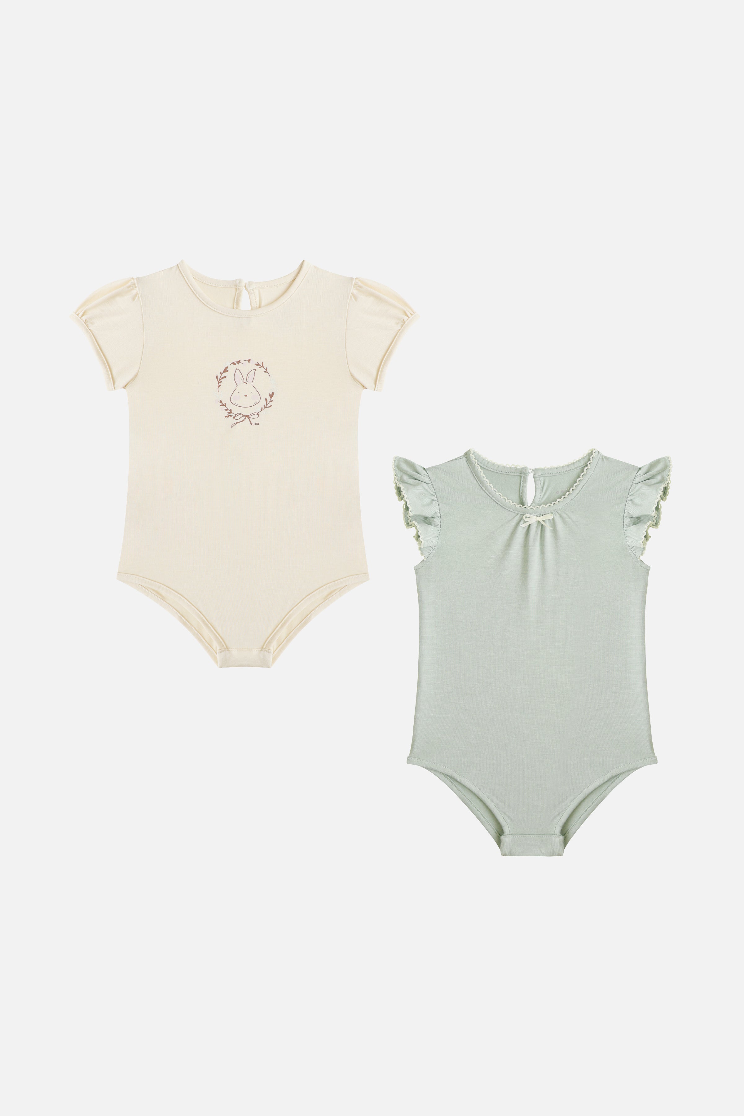 Set of 2 TENCEL Loella Bunny Onesie