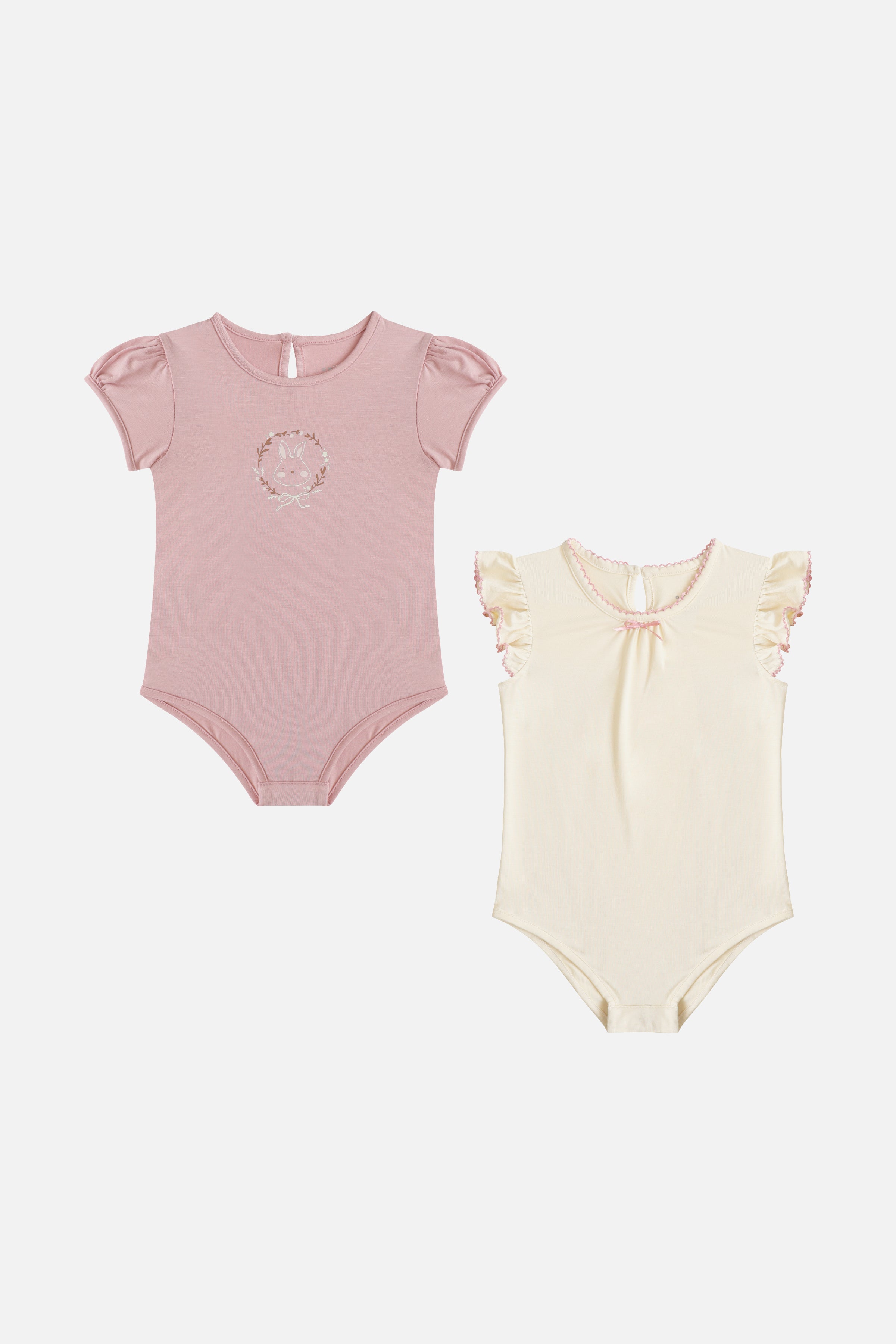 Set of 2 TENCEL Loella Bunny Onesie