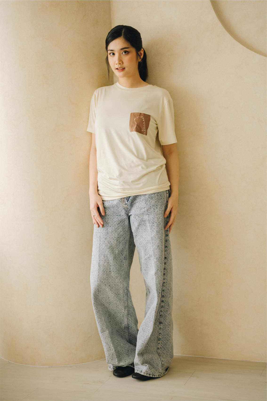 BBB Tencel Adult Tee in Ivory