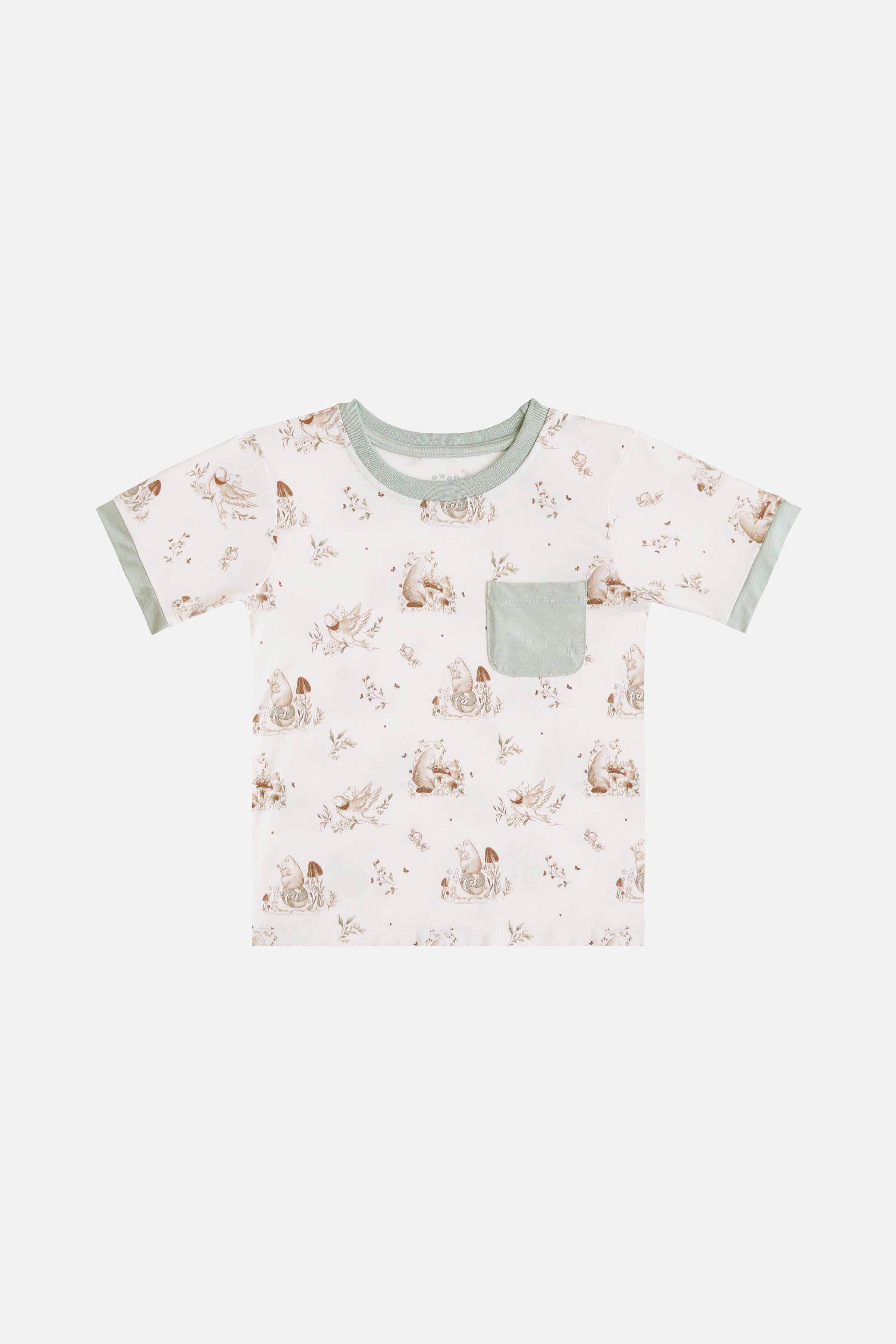 Whimsical Garden Short Sleeve Pyjamas