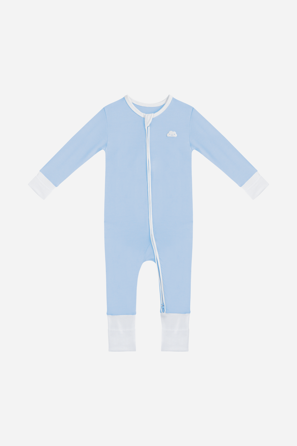 TENCEL Sleepsuit in Sky Blue