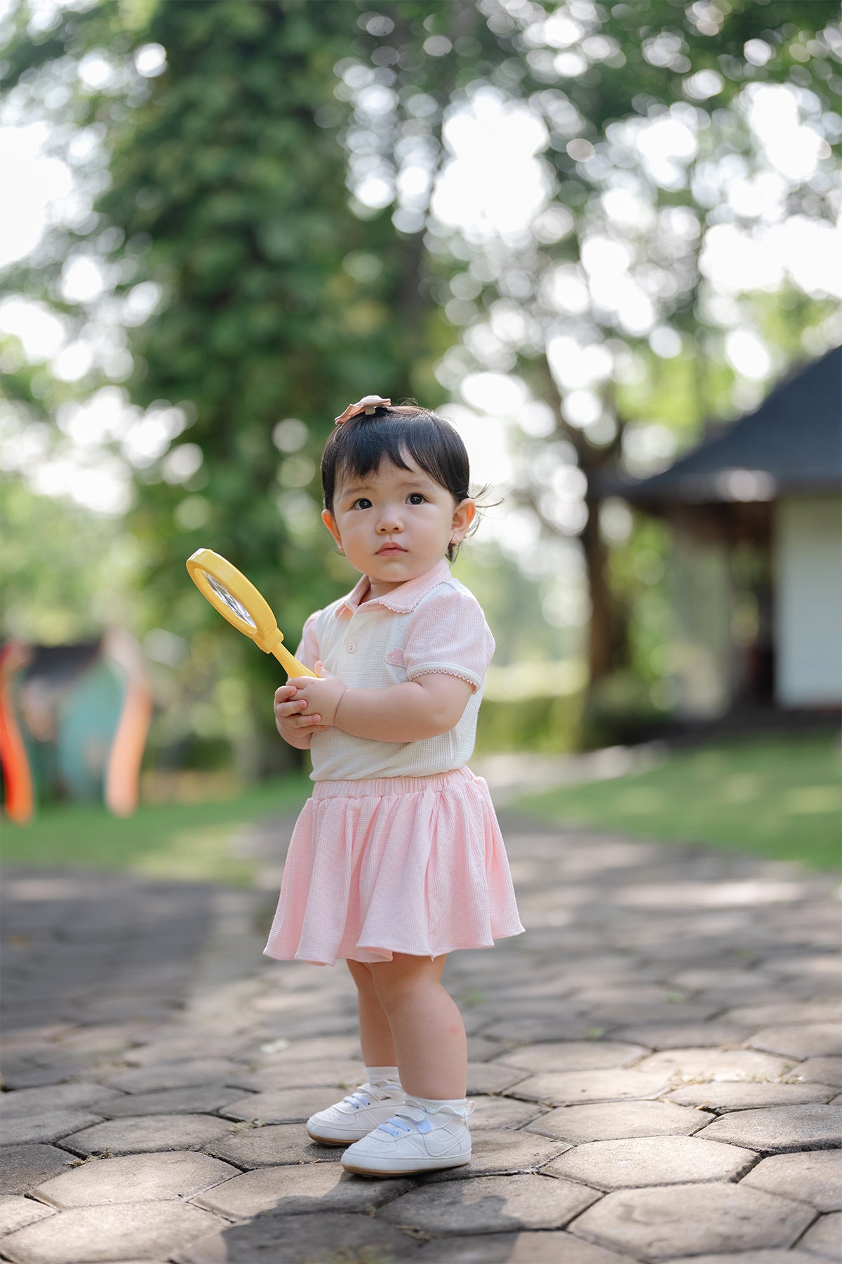 Baby Girl Polo Set in Pink