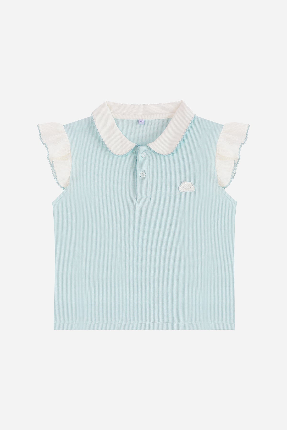 Girl Polo Set in Blue