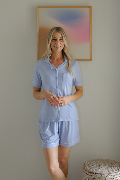 TENCEL Adult Pyjamas in Blue