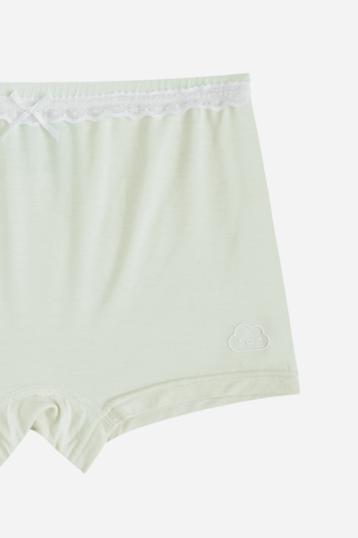 Ruffle Shorties in Sage & Lilac