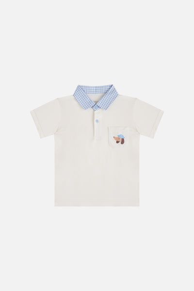 Overtee Pup & Co Boy Set in Blue