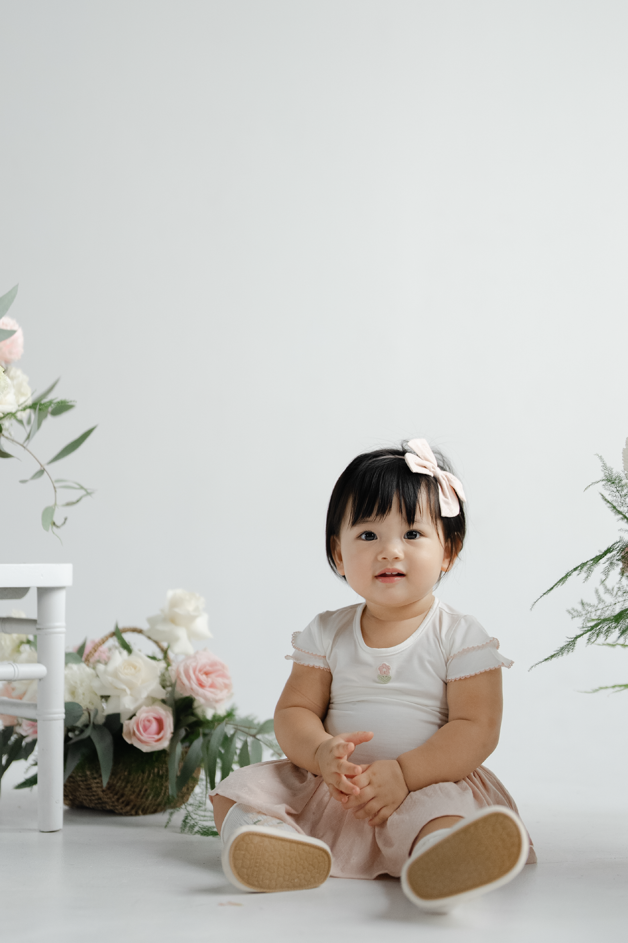 KindKnit Claudia Set in White