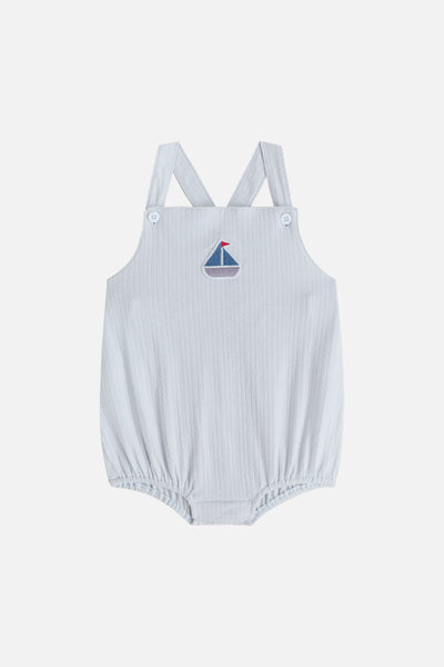 KindKnit Baby Romper Set in Cloud
