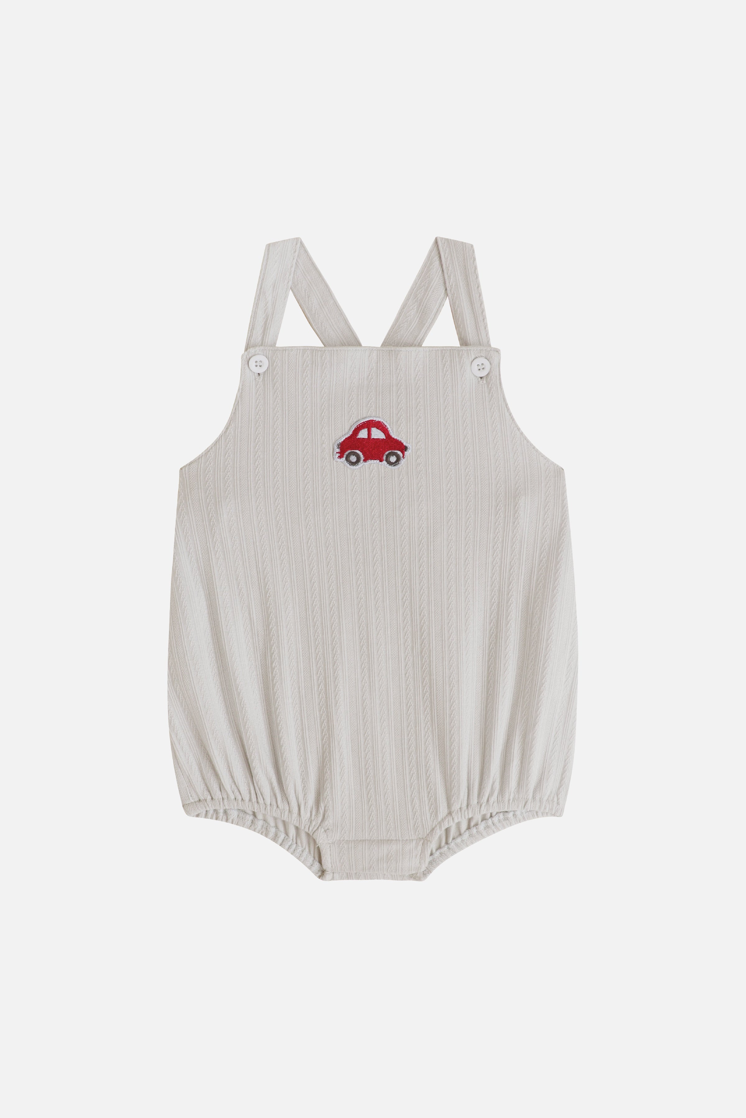 KindKnit Baby Romper Set in Taupe