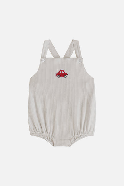 KindKnit Baby Romper Set in Taupe