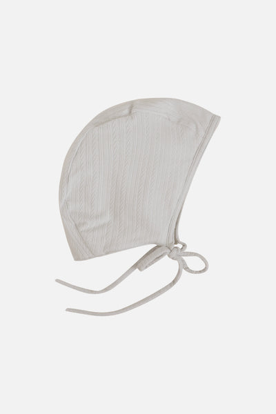 KindKnit Baby Unisex Bonnet in Taupe