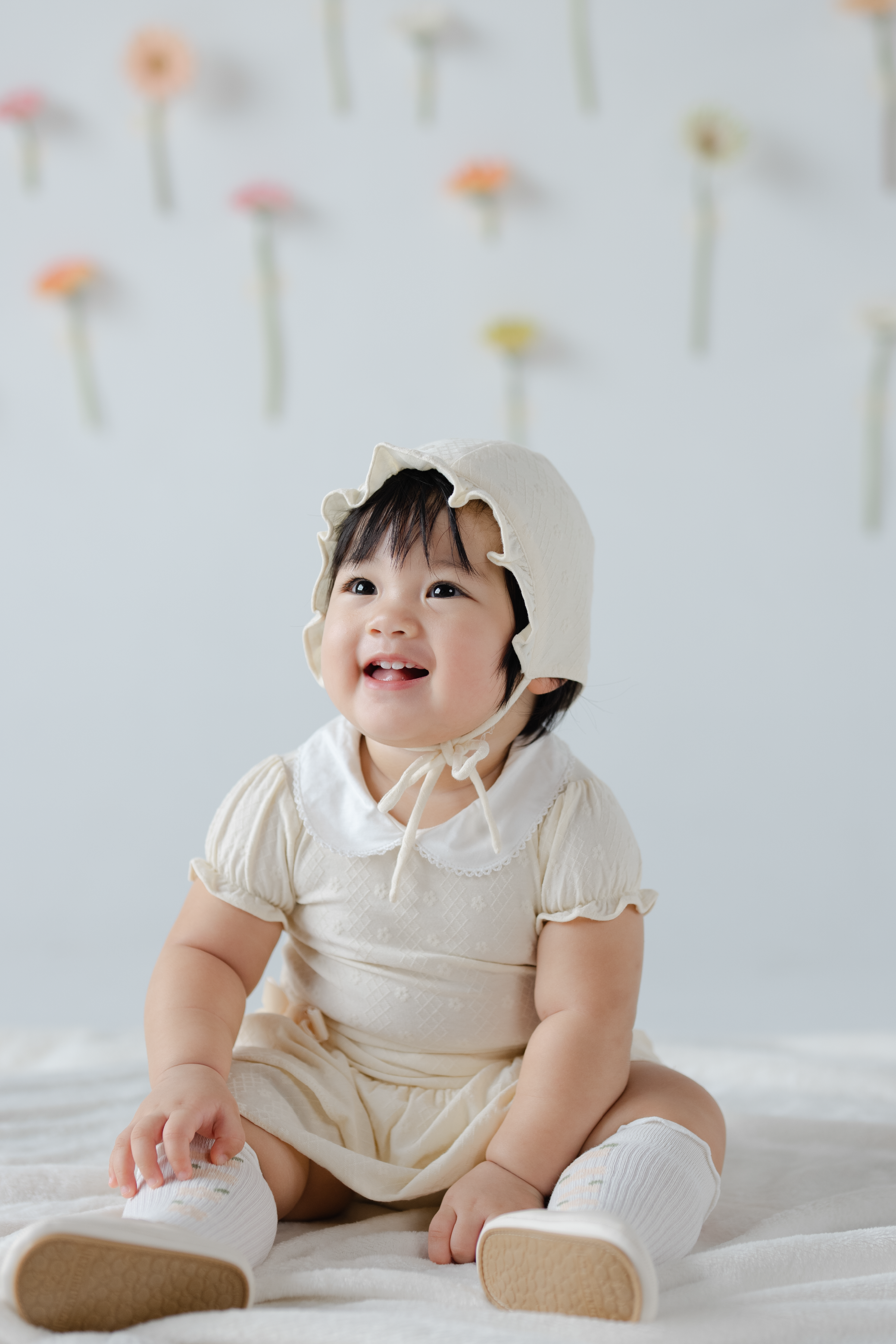 KindKnit Ivy Dress in Buttercream