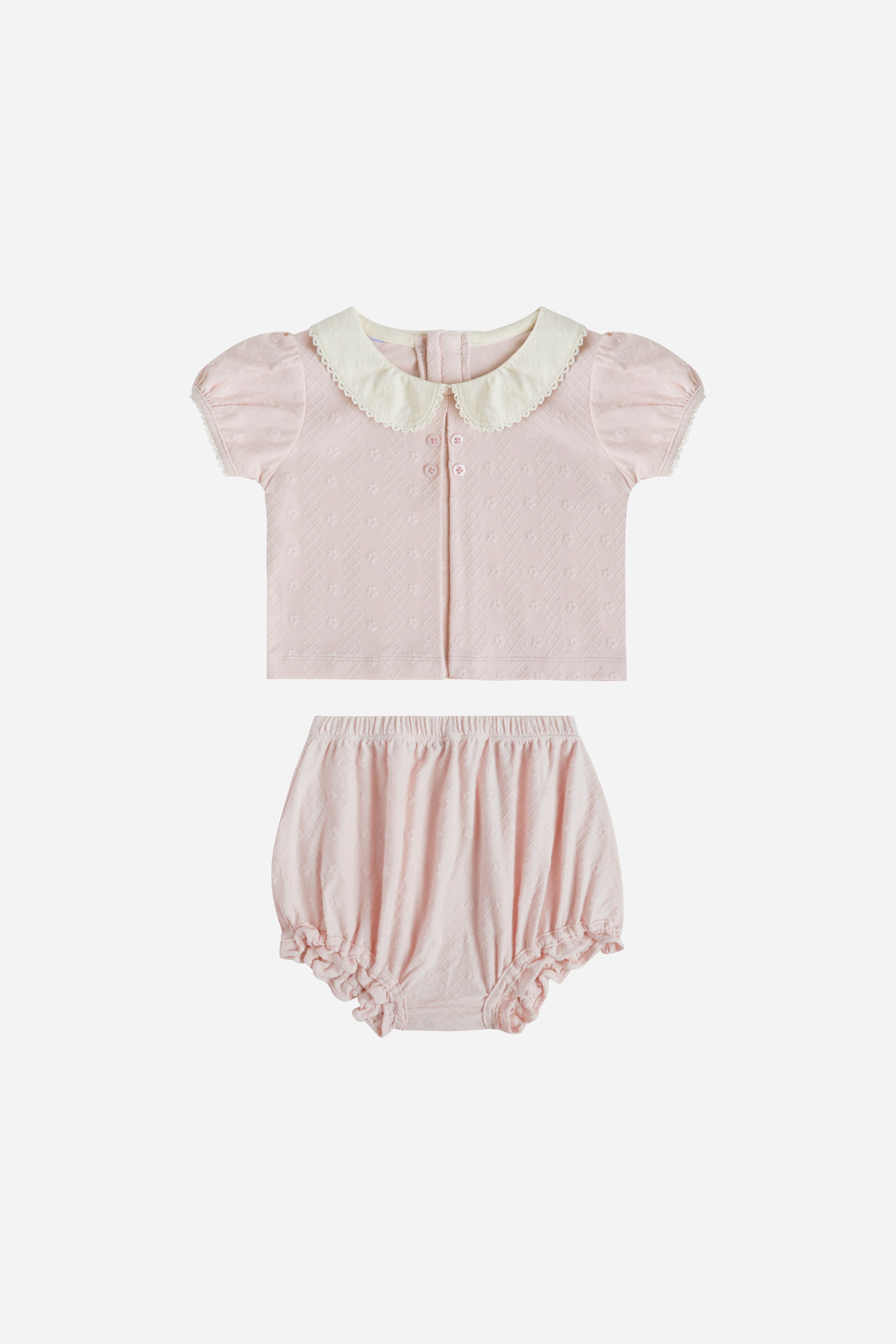 KindKnit Elise Set in Blush