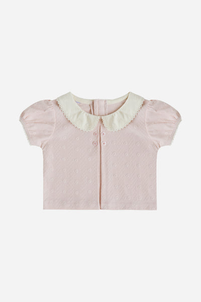 KindKnit Elise Set in Blush