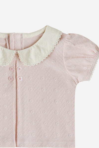 KindKnit Elise Set in Blush