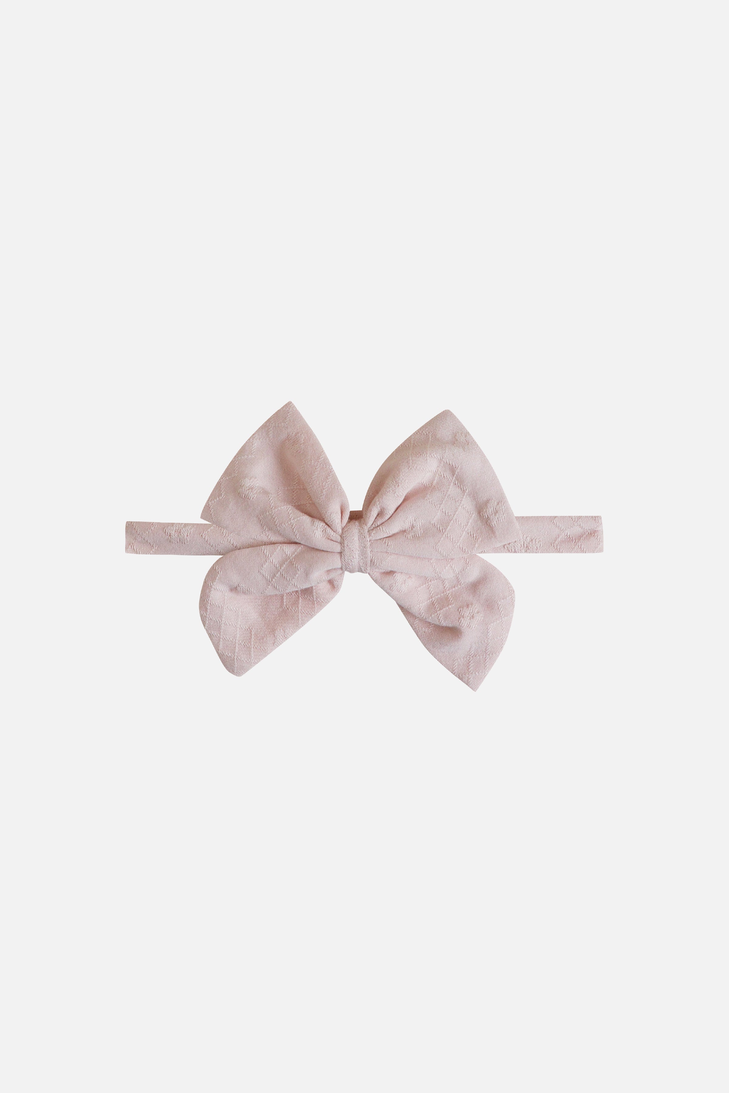 KindKnit Bow Headband in Blush