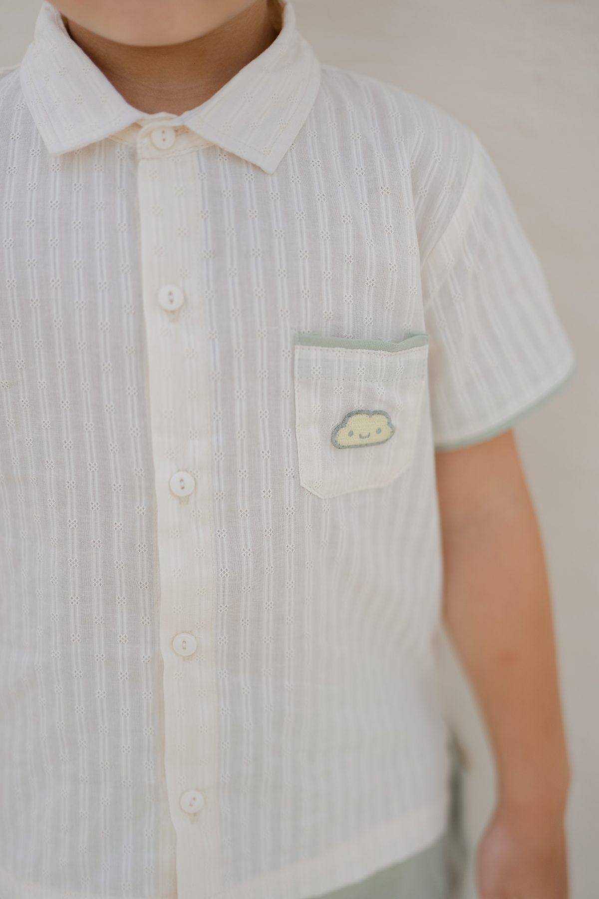 [PRE-ORDER] Theo Woven Top & Short Set in Sage