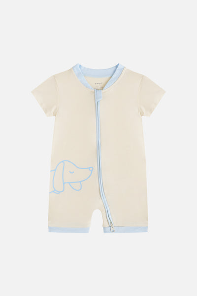 Overtee Zipsuit in Ivory