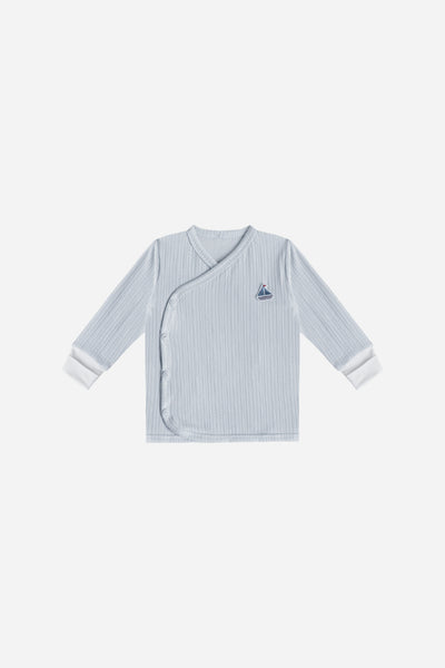 KindKnit Kimono Pyjamas in Cloud