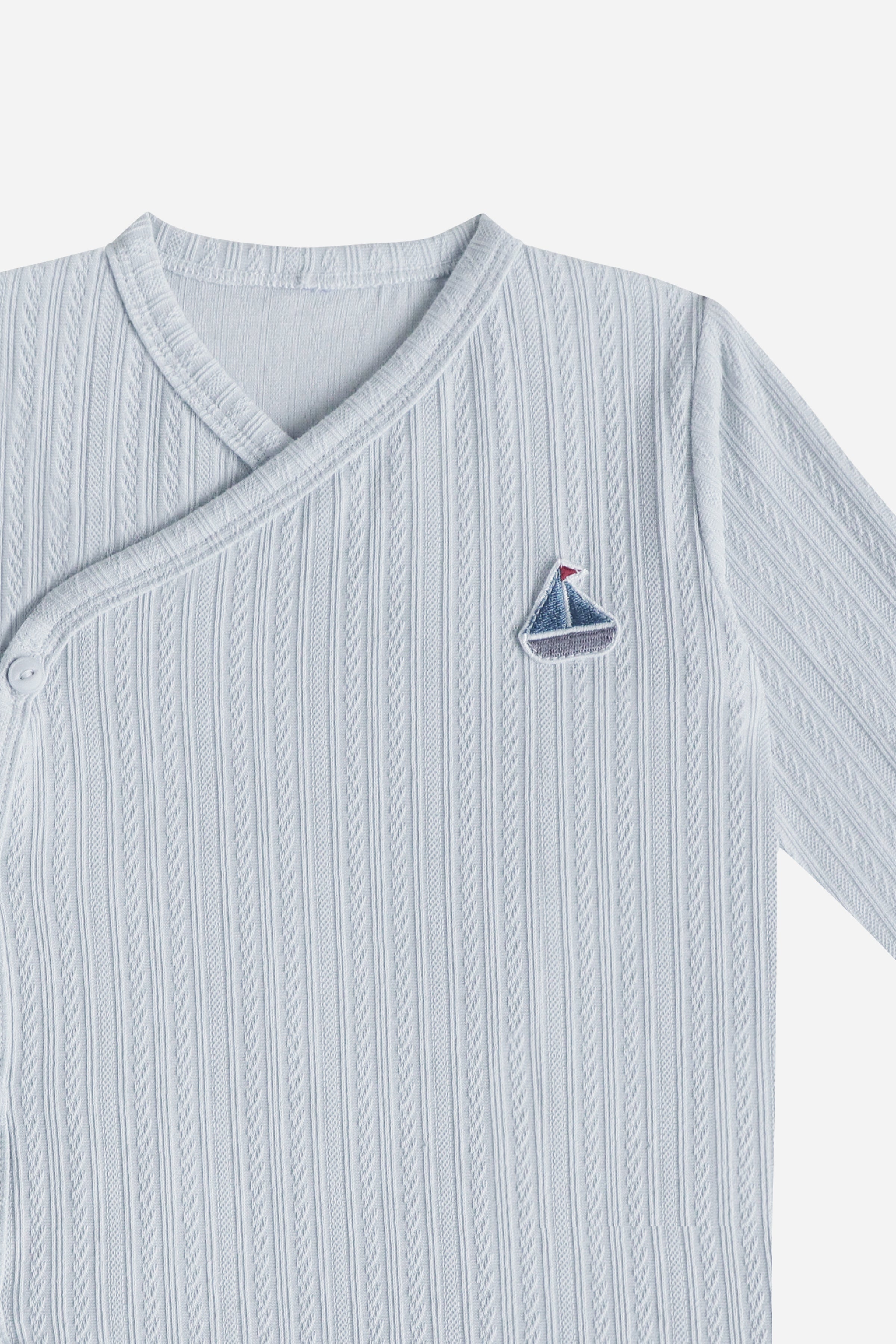KindKnit Kimono Pyjamas in Cloud
