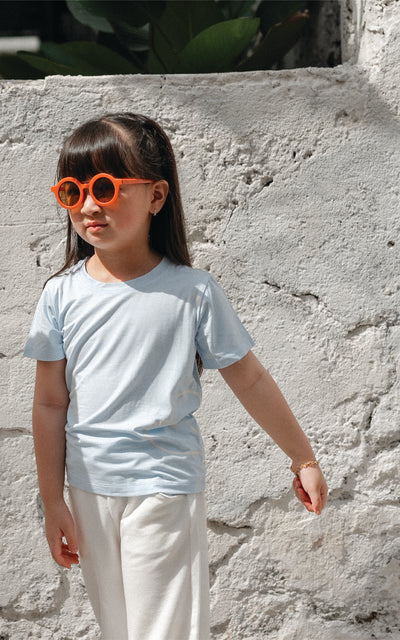 2 pcs Short Sleeves Top in Blue