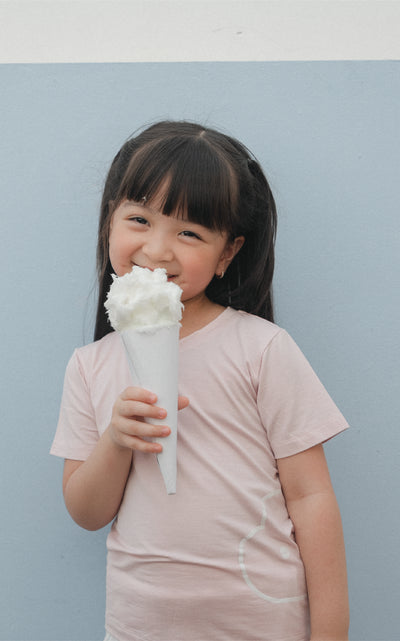 2 pcs Short Sleeves Top in Pink