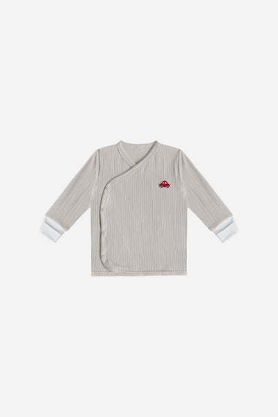 KindKnit Kimono Pyjamas in Taupe