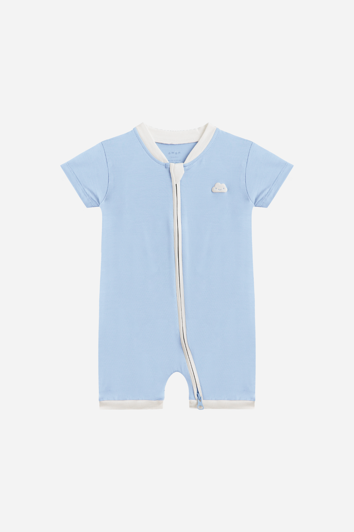 Zip Playsuit Sky Blue