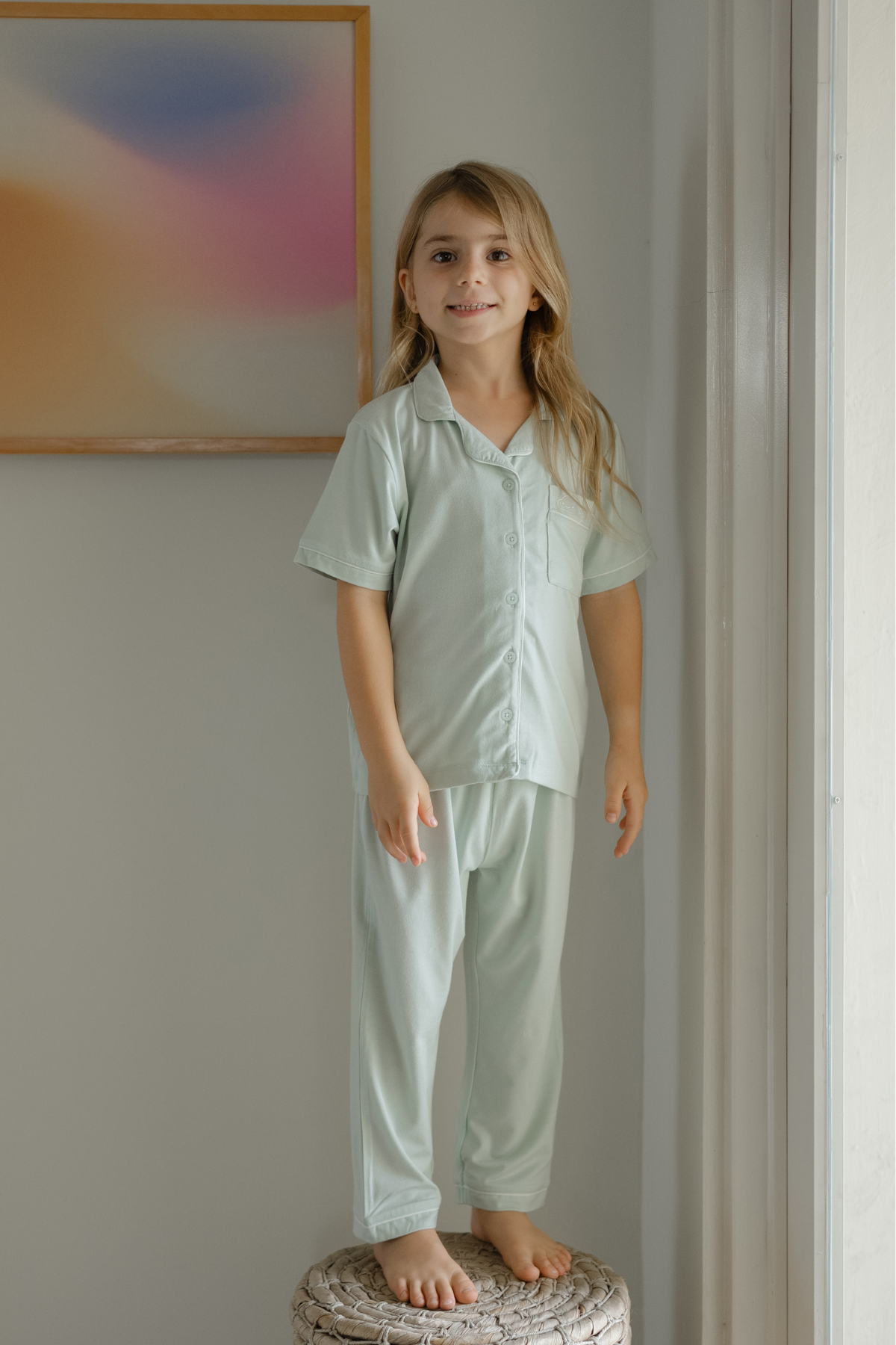 TENCEL Kids Pyjamas in Sage