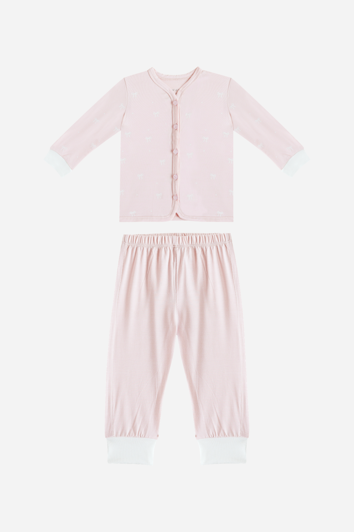 Baby Pyjamas Pink Bow