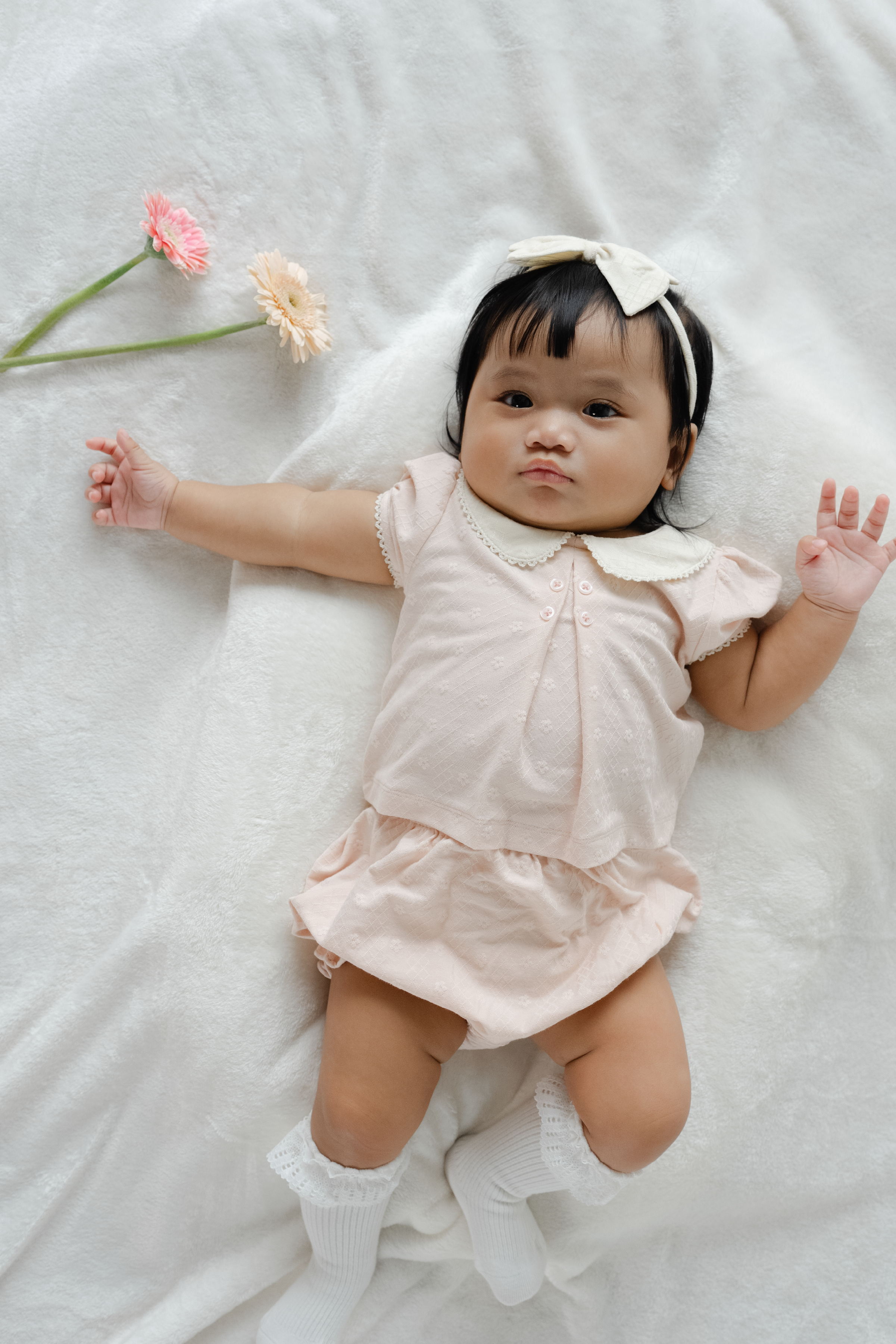 KindKnit Elise Set in Blush