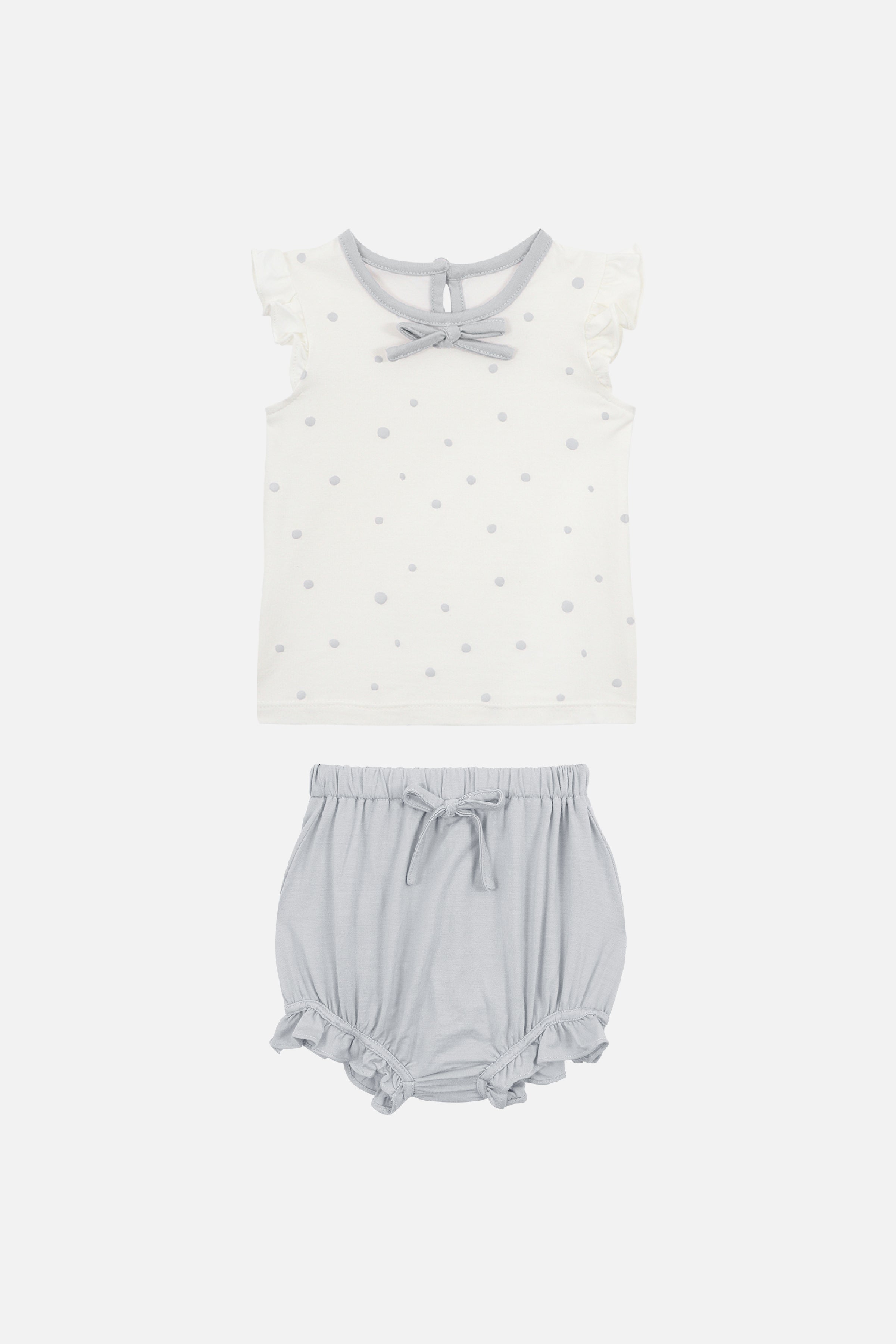 Baby Girl Day Set in Grey