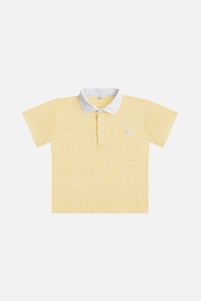 Charlie Polo & Shorts Set in Yellow