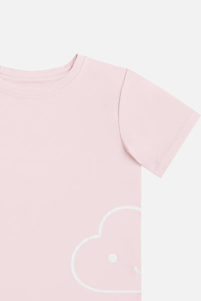 2 pcs Short Sleeves Top in Pink