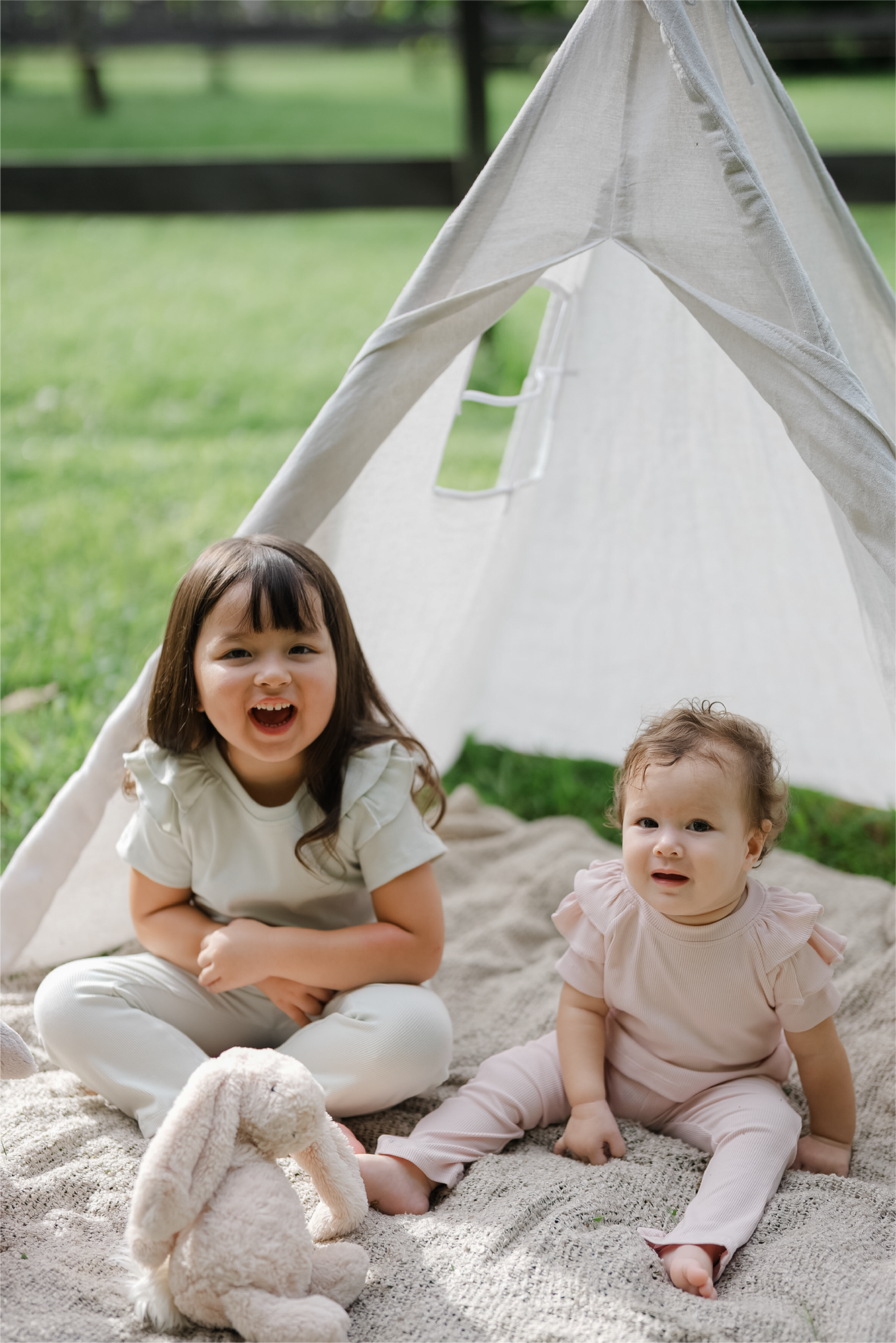 Faye Soft Rib Set in Sage