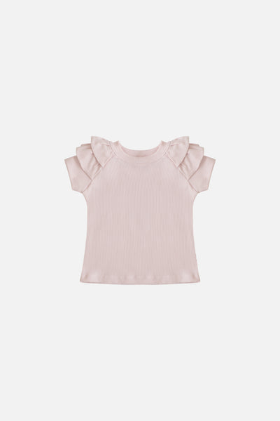 Faye Soft Rib Set in Pink