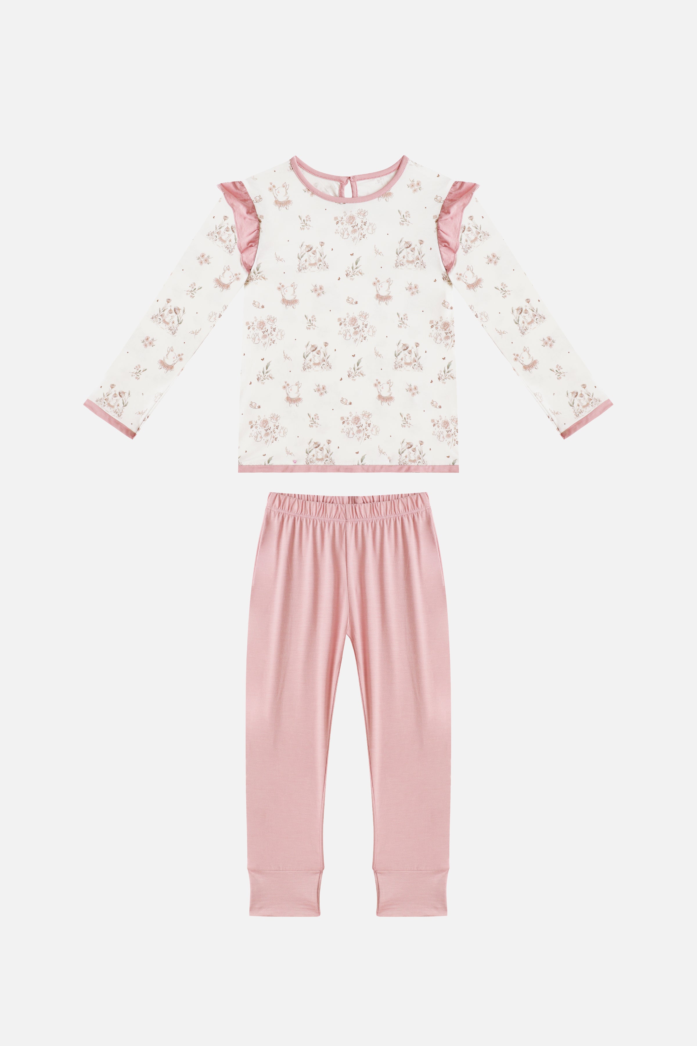 Whimsical Garden Ruffle Pyjamas