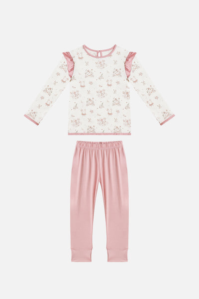 Whimsical Garden Ruffle Pyjamas
