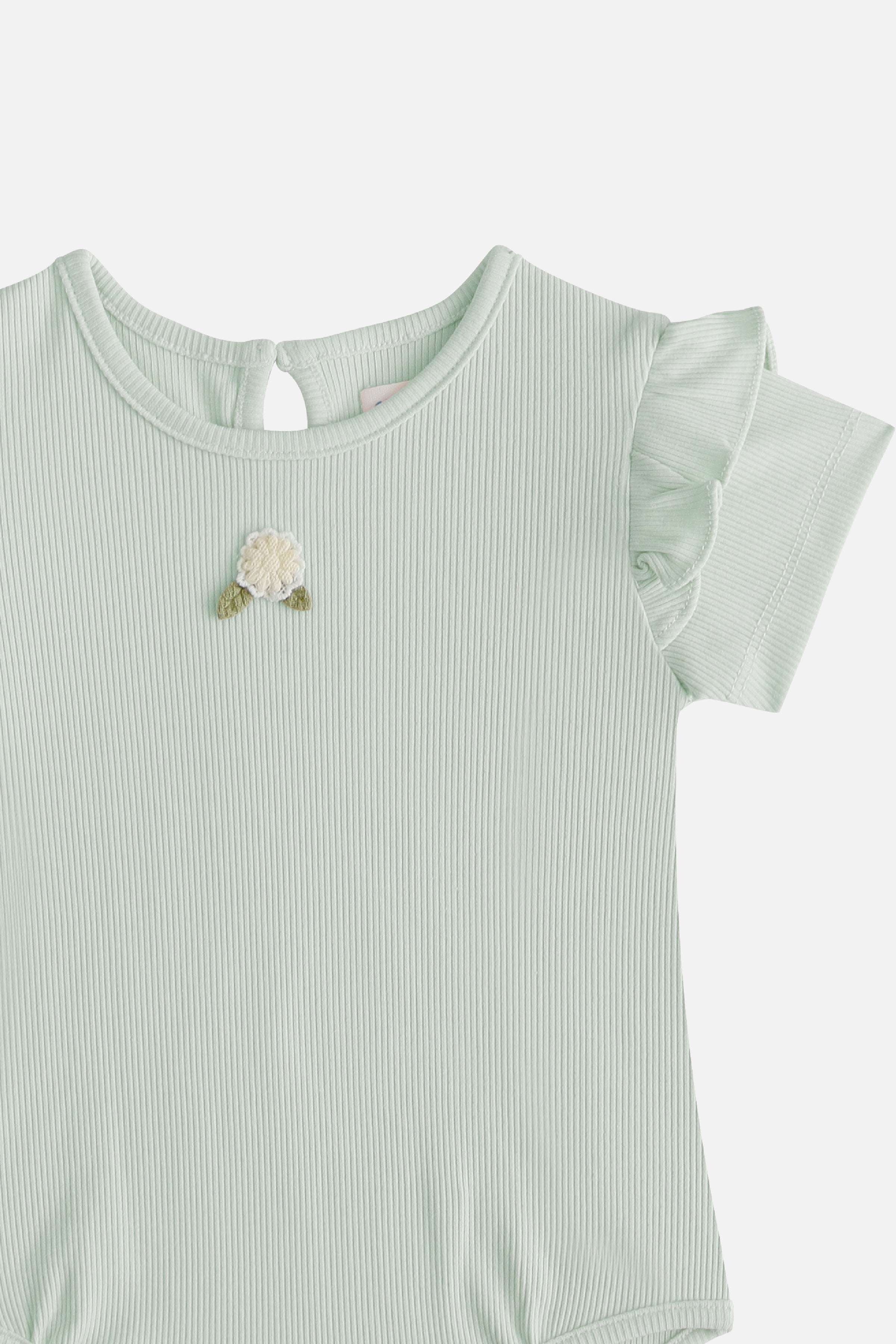 Esme 2 in 1 Soft Rib & TENCEL Onesie in Sage