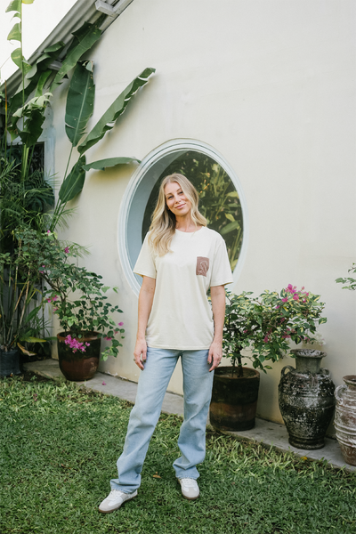 BBB Tencel Adult Tee in Ivory